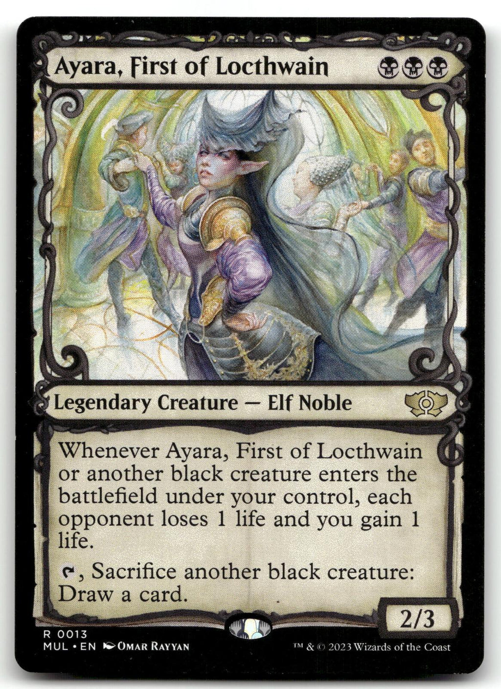 Ayara, First of Locthwain 13 March of the Machine: Multiverse Legends