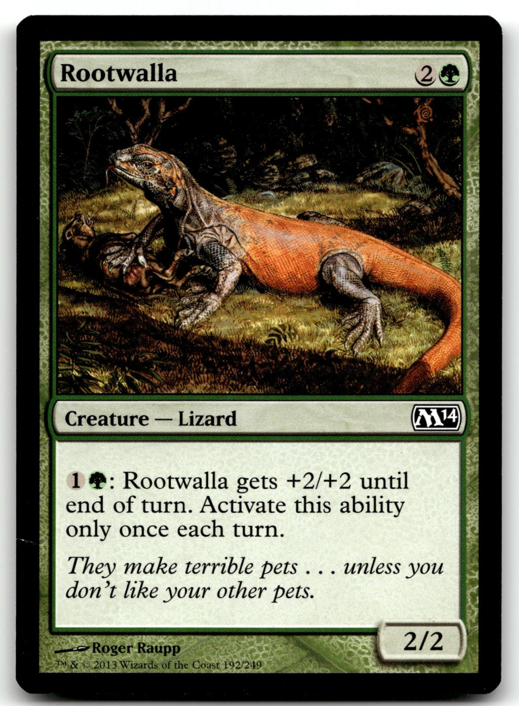 Rootwalla 192 Common Magic 2014 (M14) Magic: The Gathering Near Mint