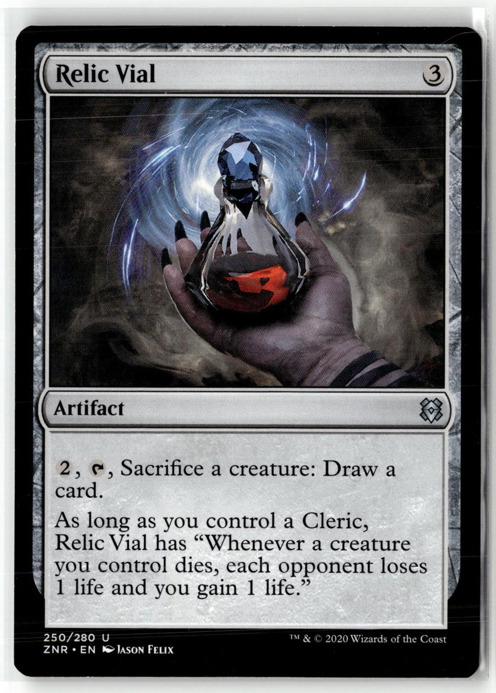 Relic Vial 250 Uncommon Zendikar Rising Magic: The Gathering Near Mint