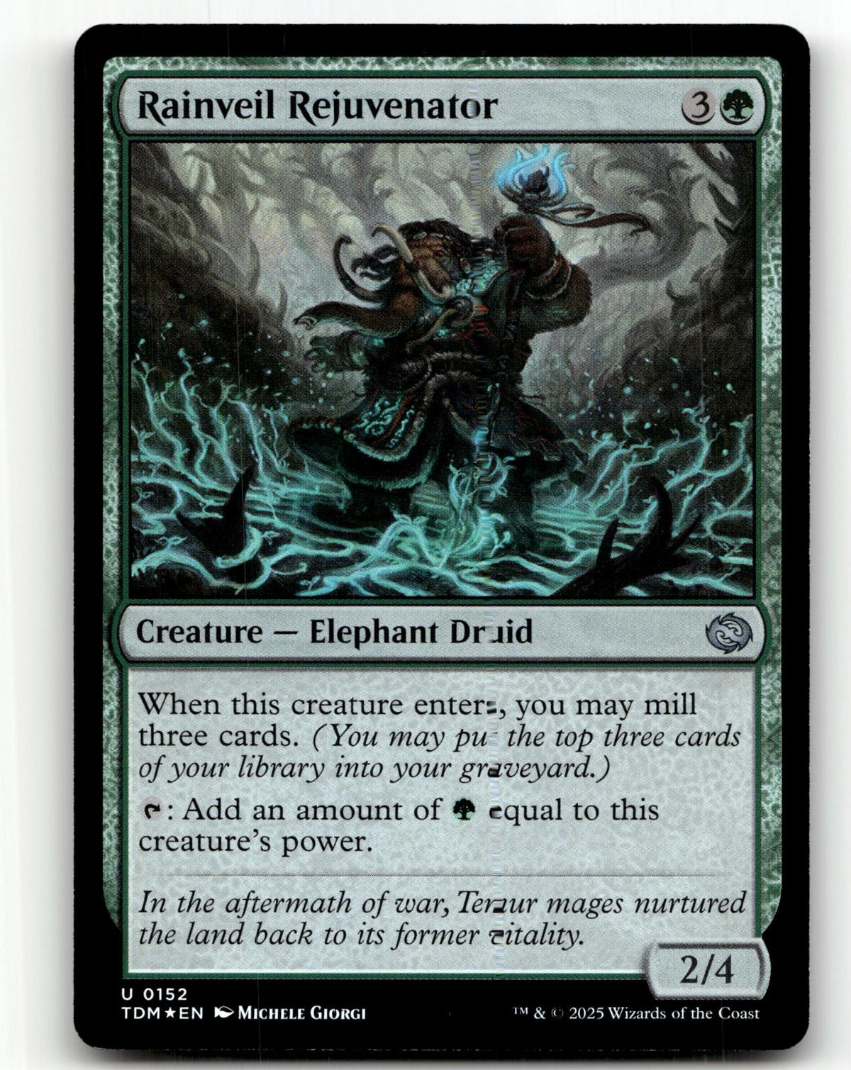Rainveil Rejuvenator 152 Tarkir: Dragonstorm Magic: The Gathering Foil NM