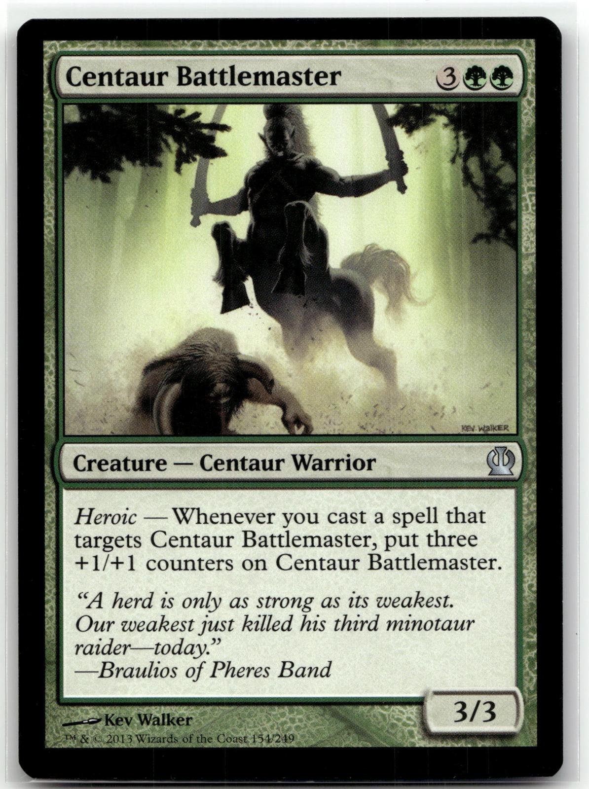 Centaur Battlemaster 154 Uncommon Theros Magic: The Gathering Near Mint