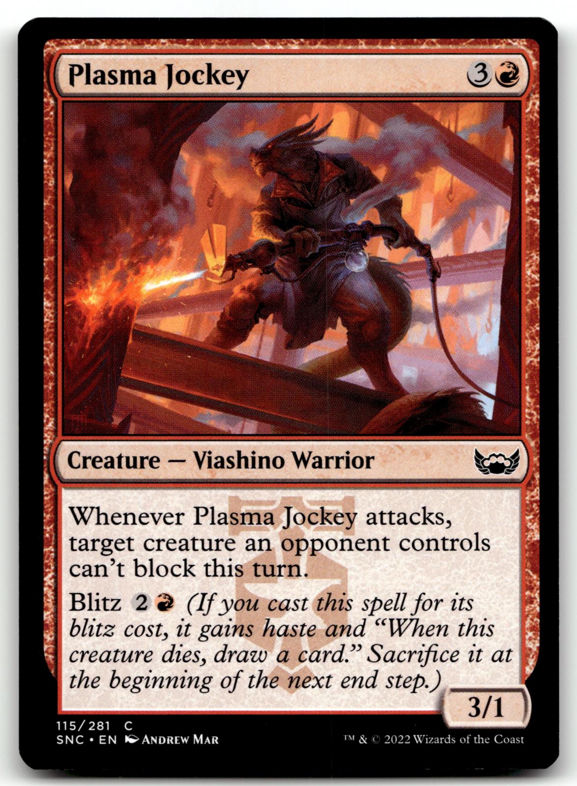 Plasma Jockey 115 Common Streets of New Capenna Magic: The Gathering Near Mint