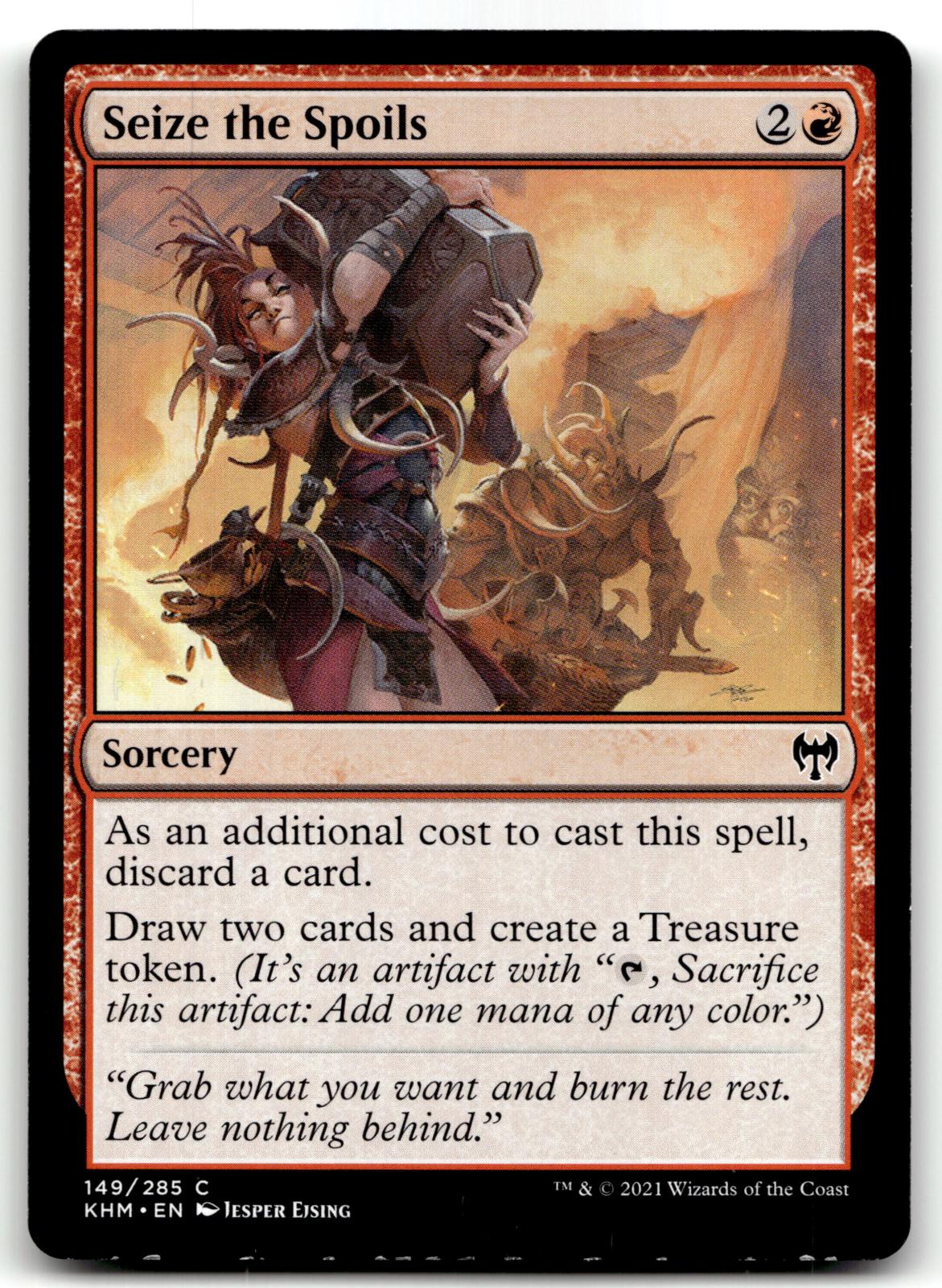 Seize the Spoils 149 Common Kaldheim Magic: The Gathering Near Mint
