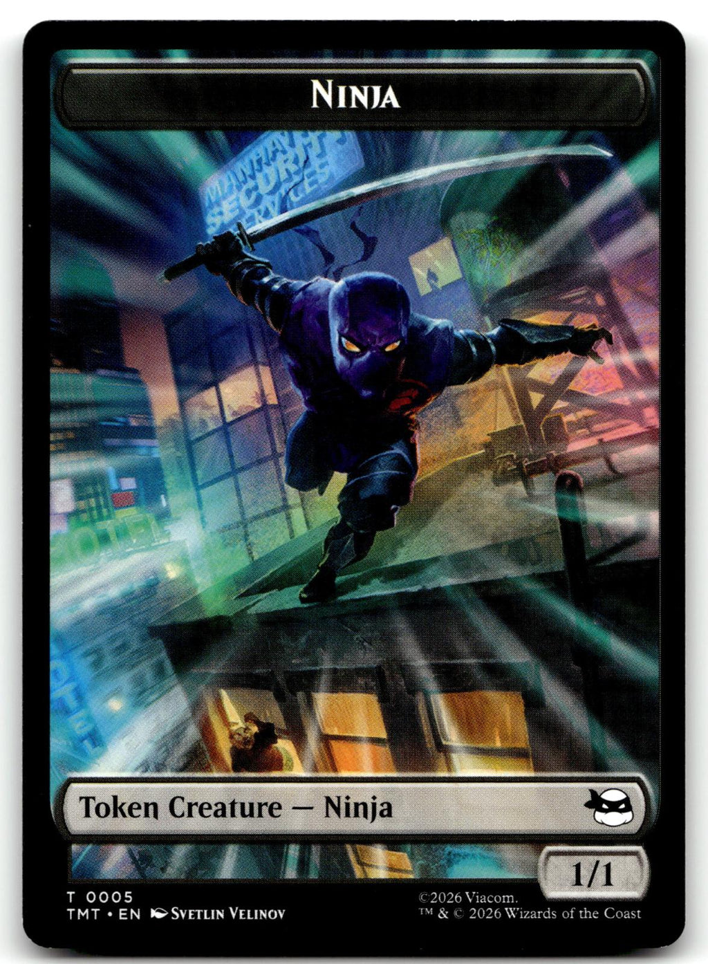 Treasure // Robot Double-Sided Token 3 // 10 Commander: Teenage