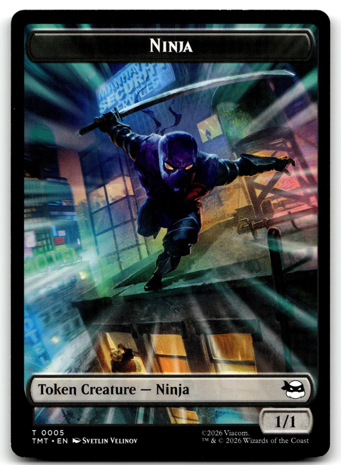 Treasure // Robot Double-Sided Token 3 // 10 Commander: Teenage