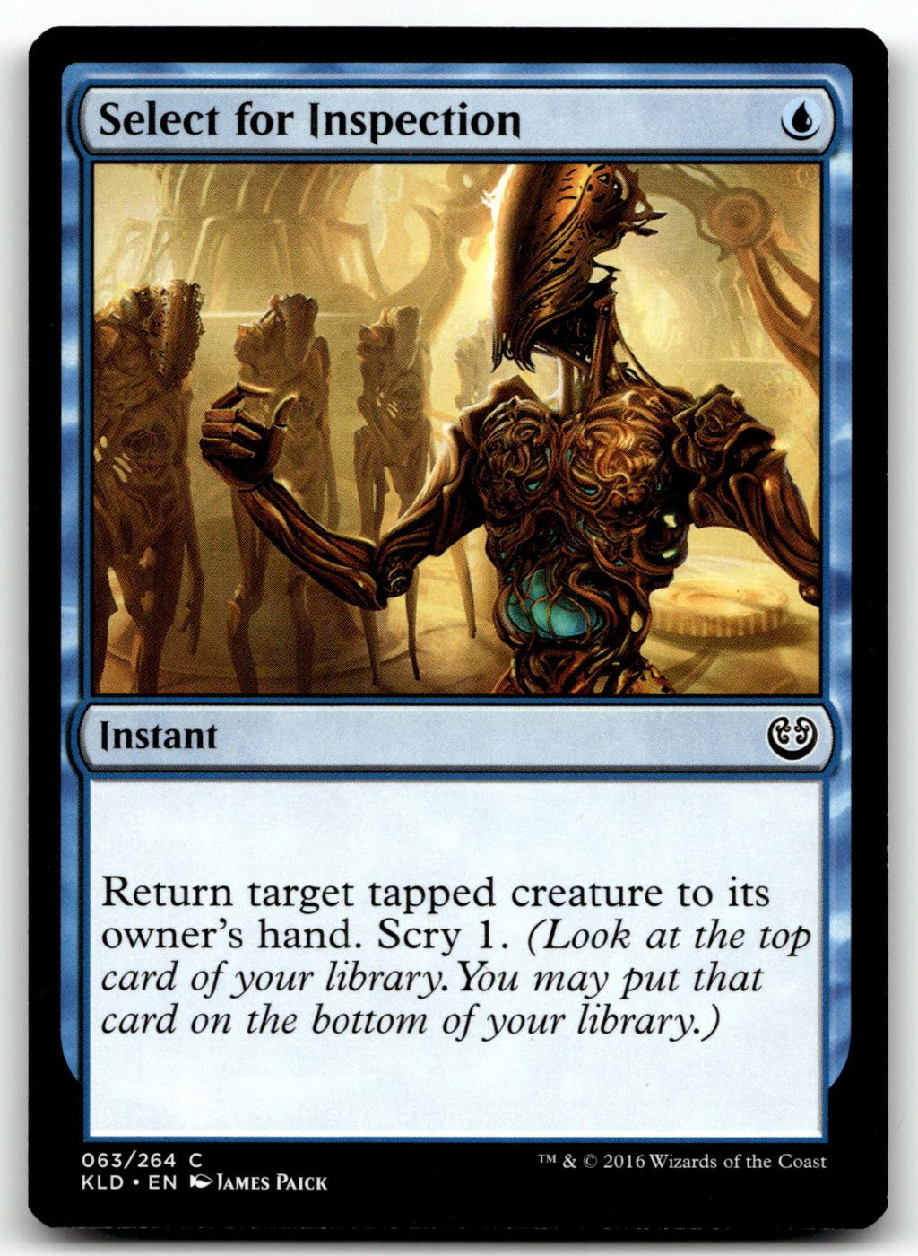 Select for Inspection 63 Common Kaladesh Magic: The Gathering Near Mint