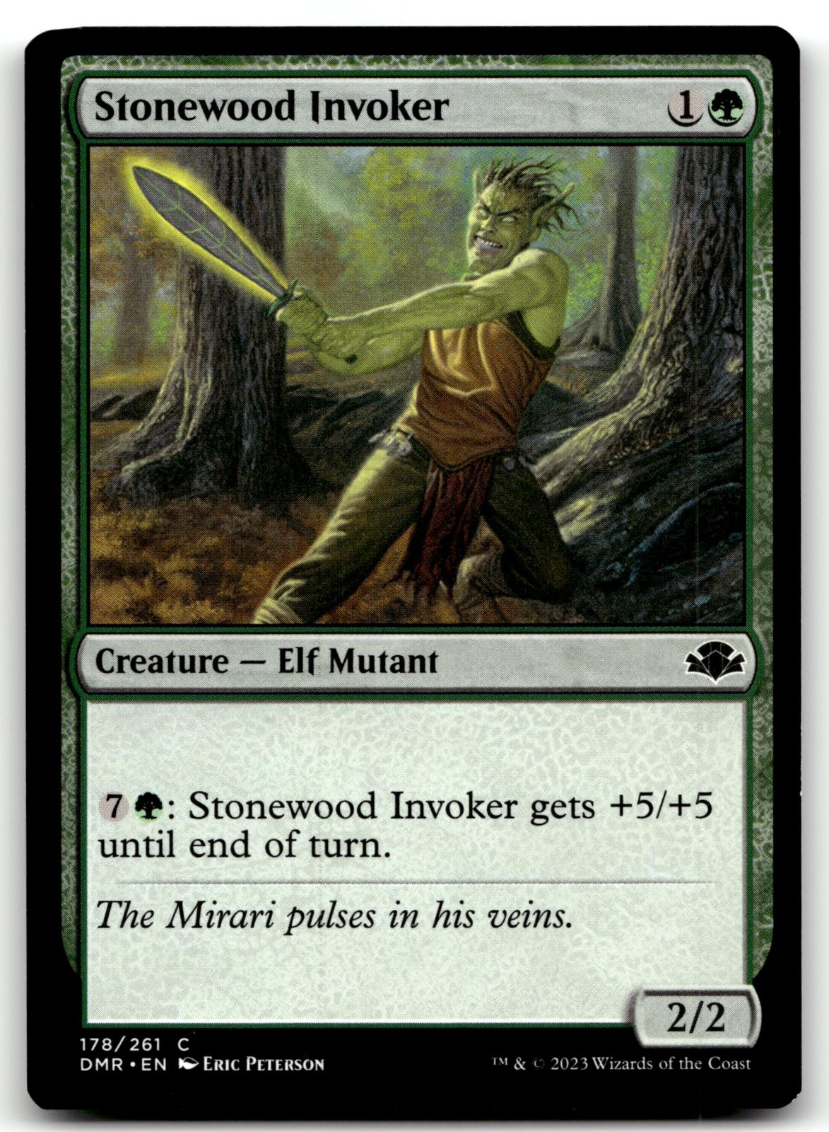 Stonewood Invoker 178 Common Dominaria Remastered Magic: The Gathering Near Mint