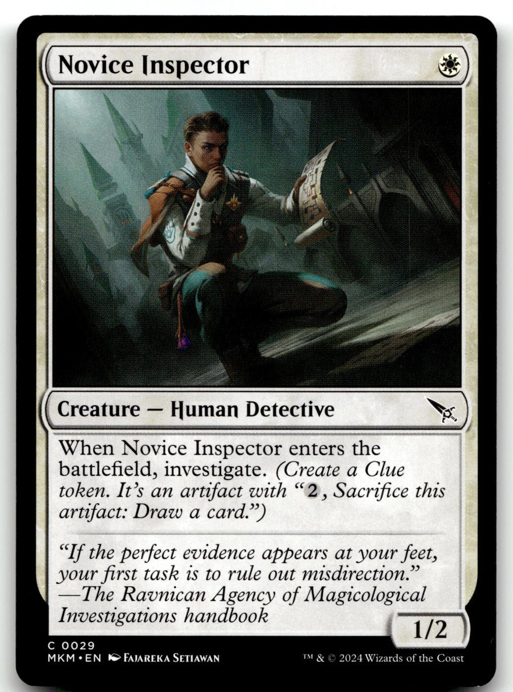 Novice Inspector 29 Common Murders at Karlov Manor Magic: The Gathering NM
