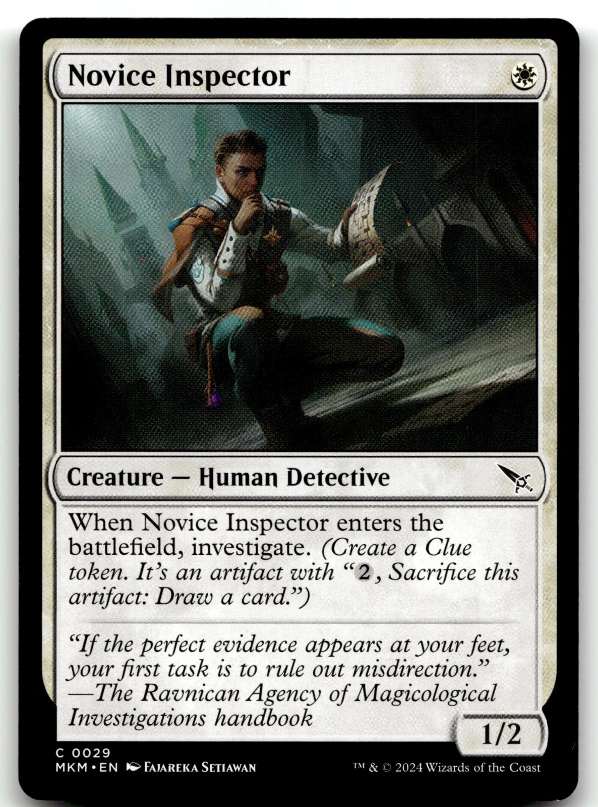 Novice Inspector 29 Common Murders at Karlov Manor Magic: The Gathering NM