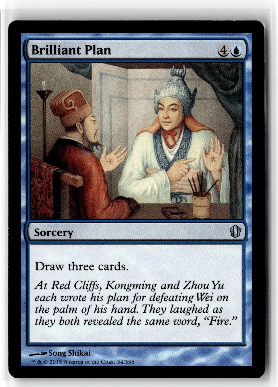 Brilliant Plan 34 Uncommon Commander 2013 Magic: The Gathering Near Mint