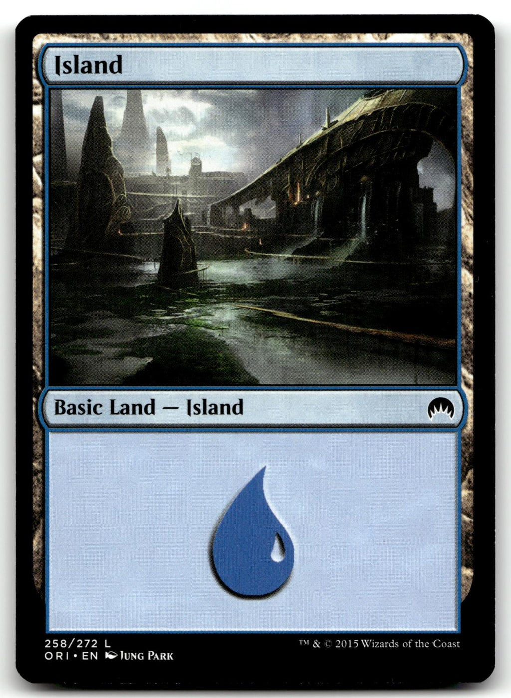 Island (258) 258 Land Magic Origins Magic: The Gathering Near Mint