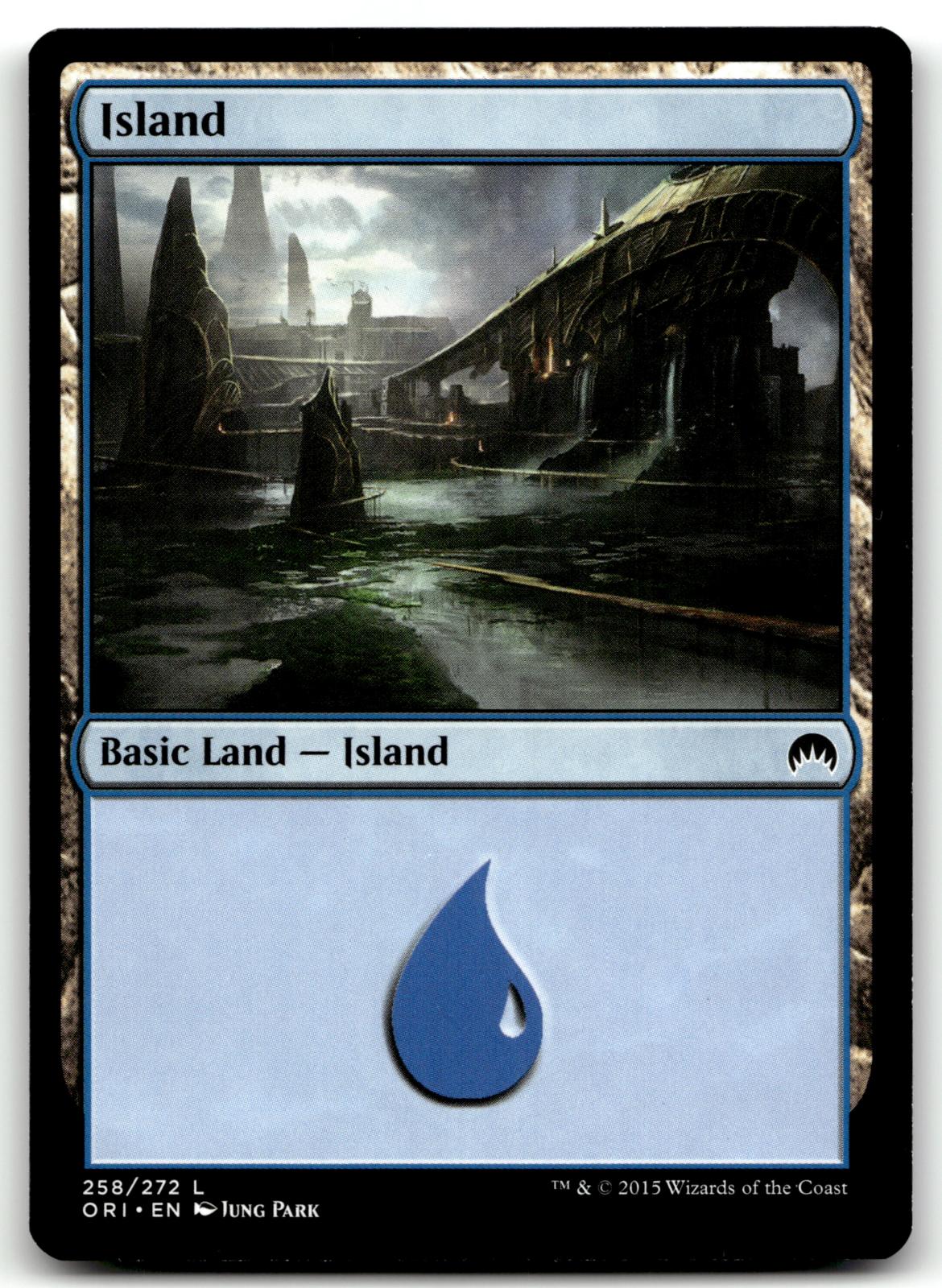 Island (258) 258 Land Magic Origins Magic: The Gathering Near Mint