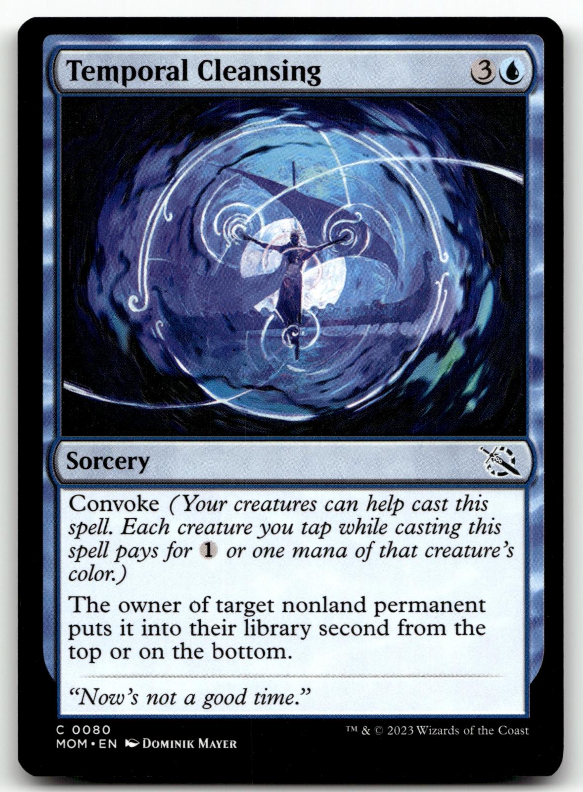Temporal Cleansing 80 Common March of the Machine Magic: The Gathering Near Mint
