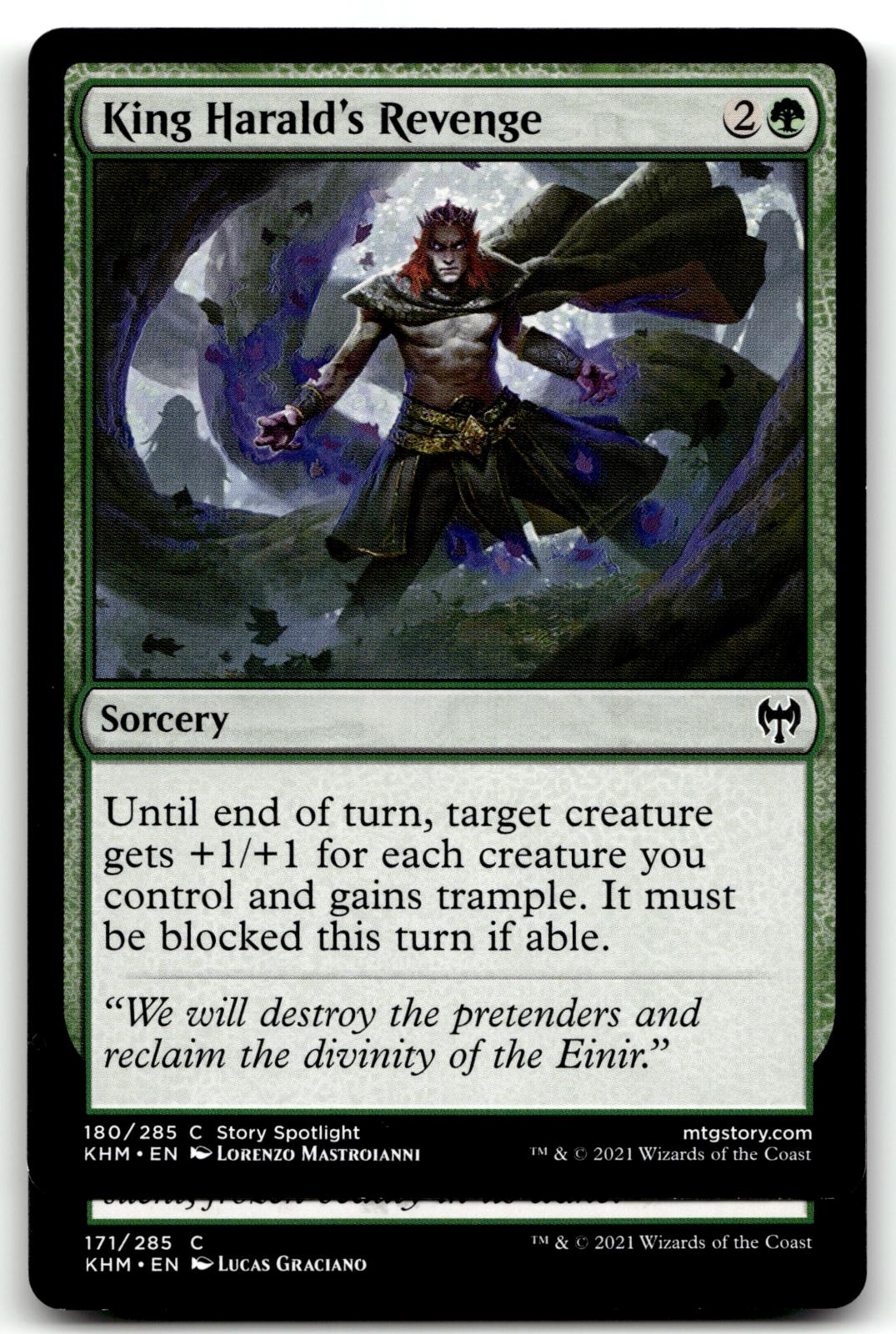 King Harald's Revenge 180 Common Kaldheim Magic: The Gathering Near Mint