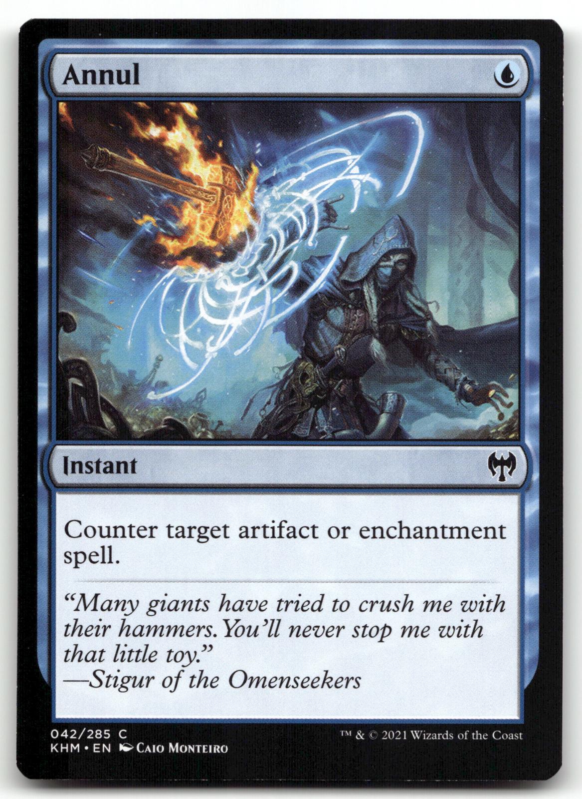 Annul 42 Common Kaldheim Magic: The Gathering Near Mint