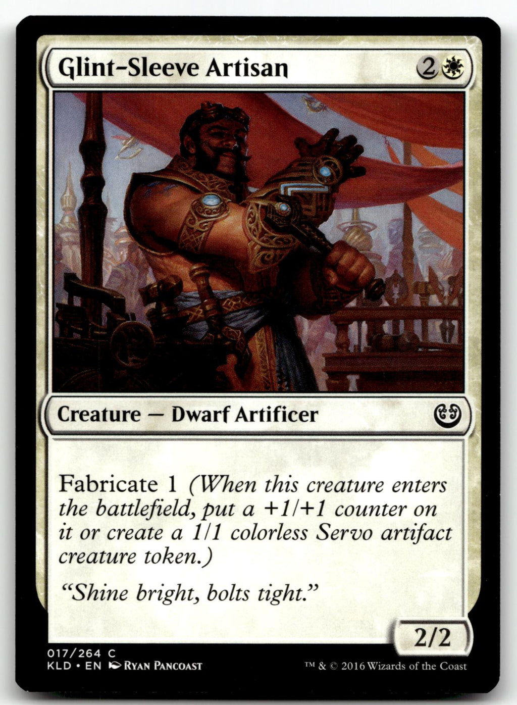 Glint-Sleeve Artisan 17 Common Kaladesh Magic: The Gathering Near Mint