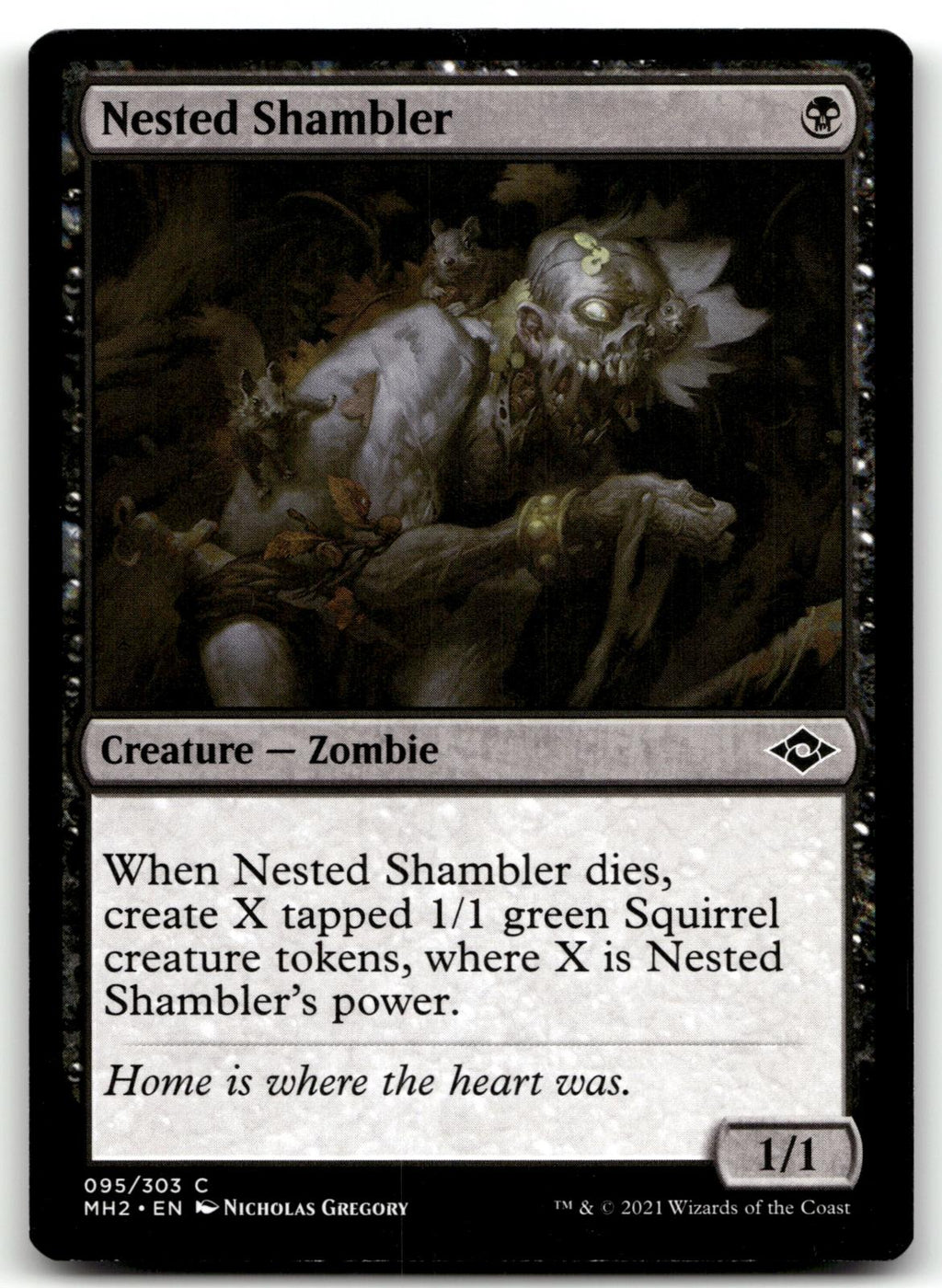 Nested Shambler 95 Common Modern Horizons 2 Magic: The Gathering Near Mint