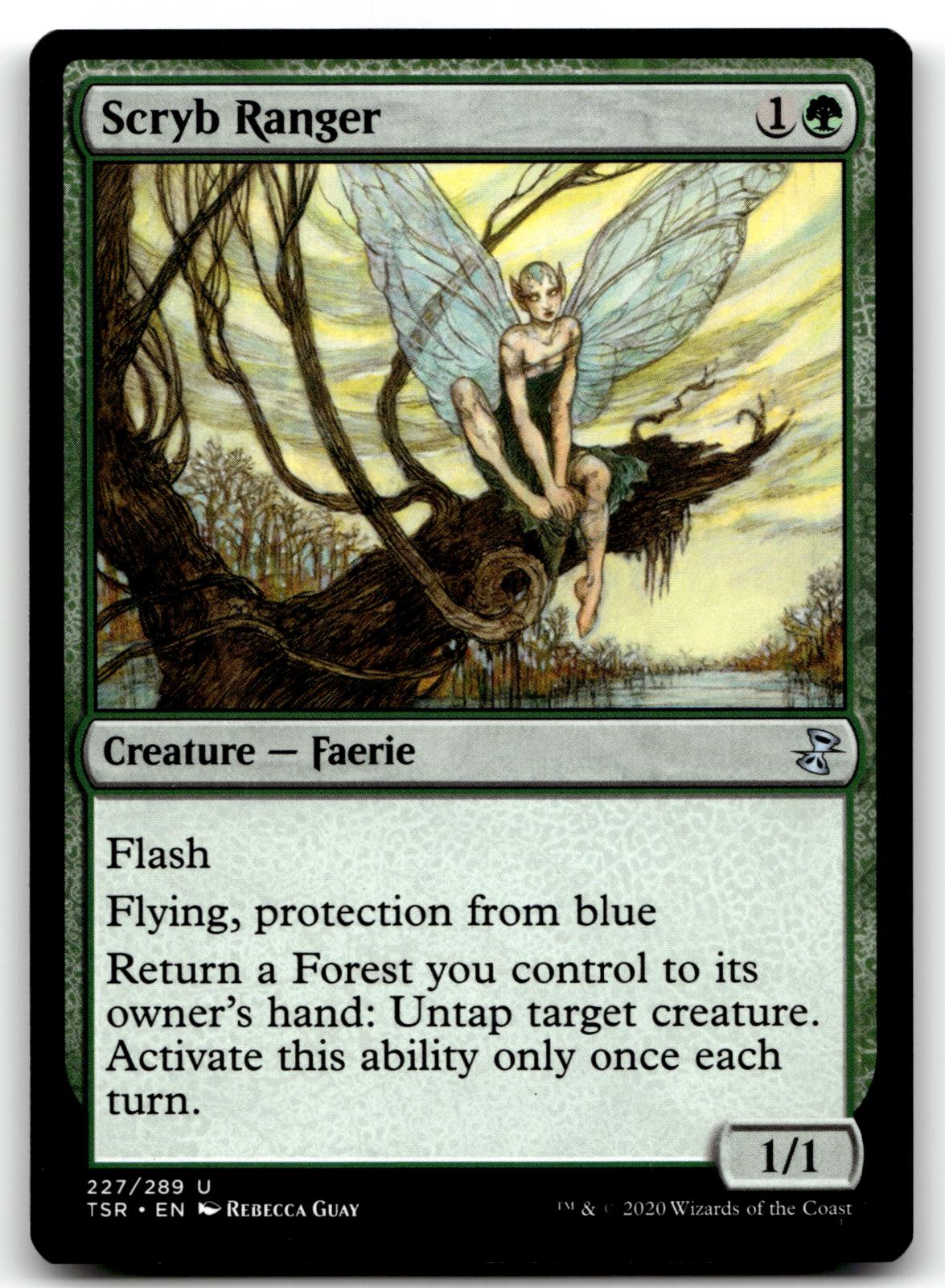 Scryb Ranger 227 Uncommon Time Spiral: Remastered Magic: The Gathering Near Mint