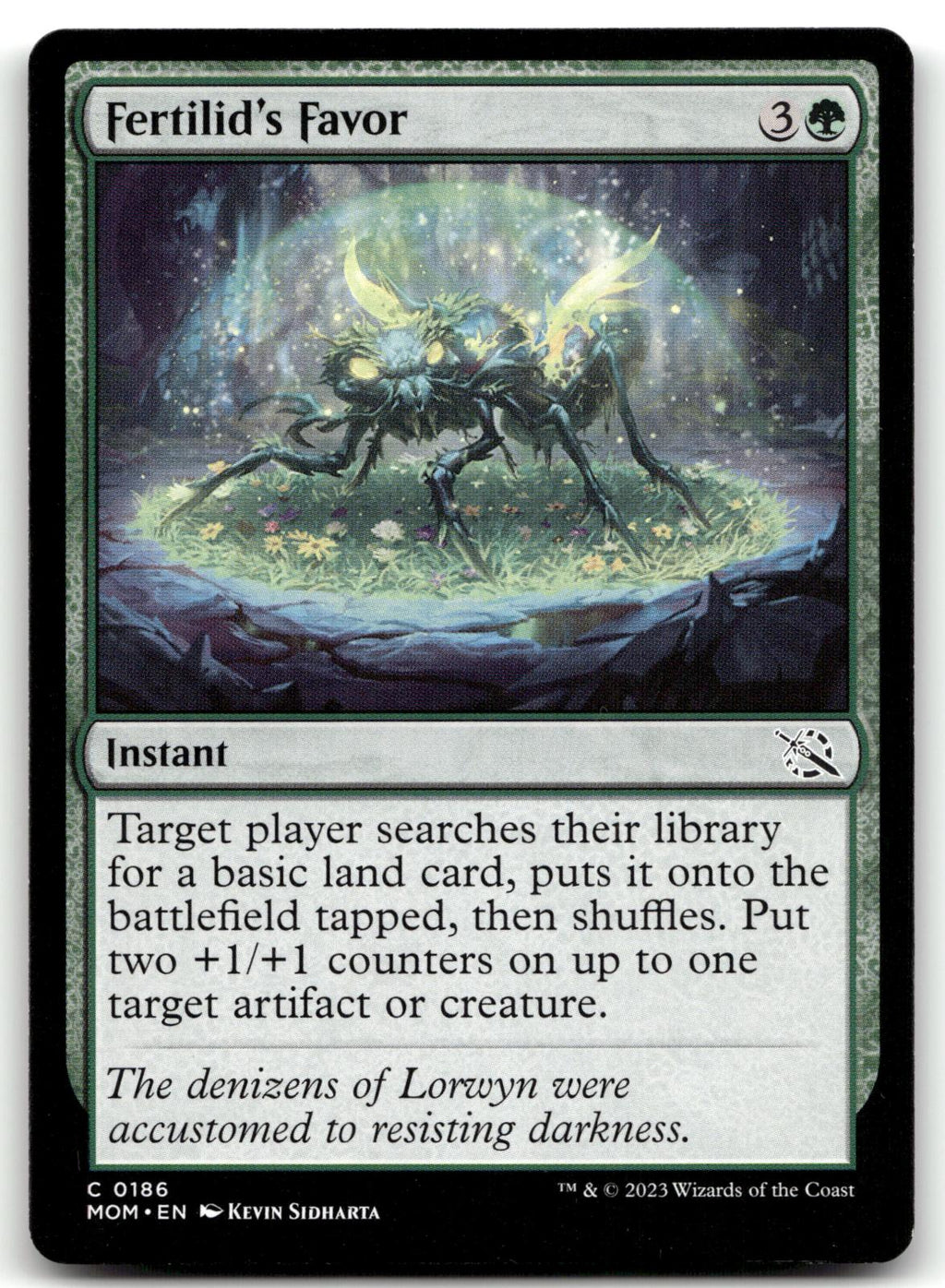 Fertilid's Favor 186 Common March of the Machine Magic: The Gathering Near Mint