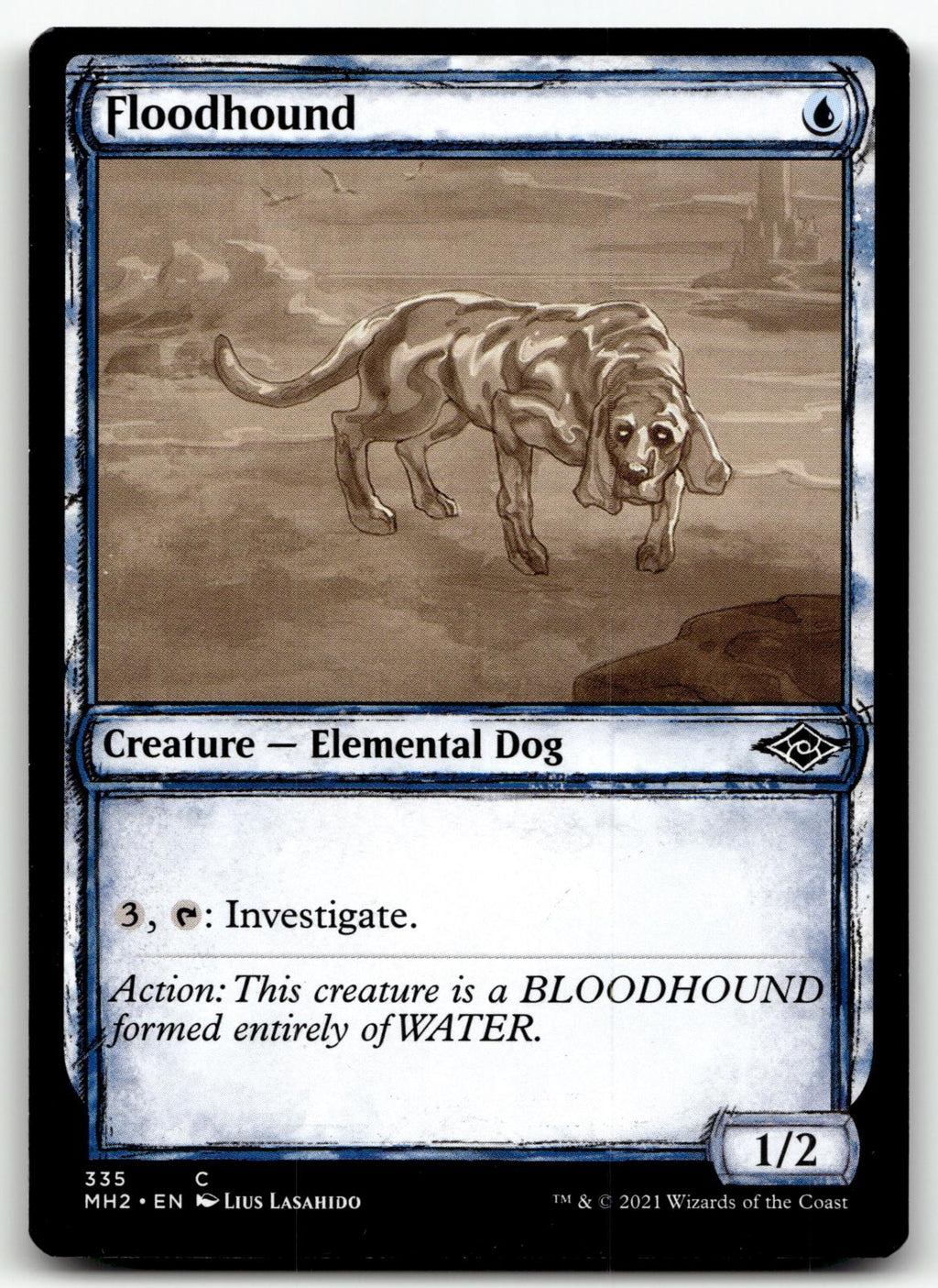Floodhound (Showcase) 335 Common Modern Horizons 2 Magic: The Gathering NM