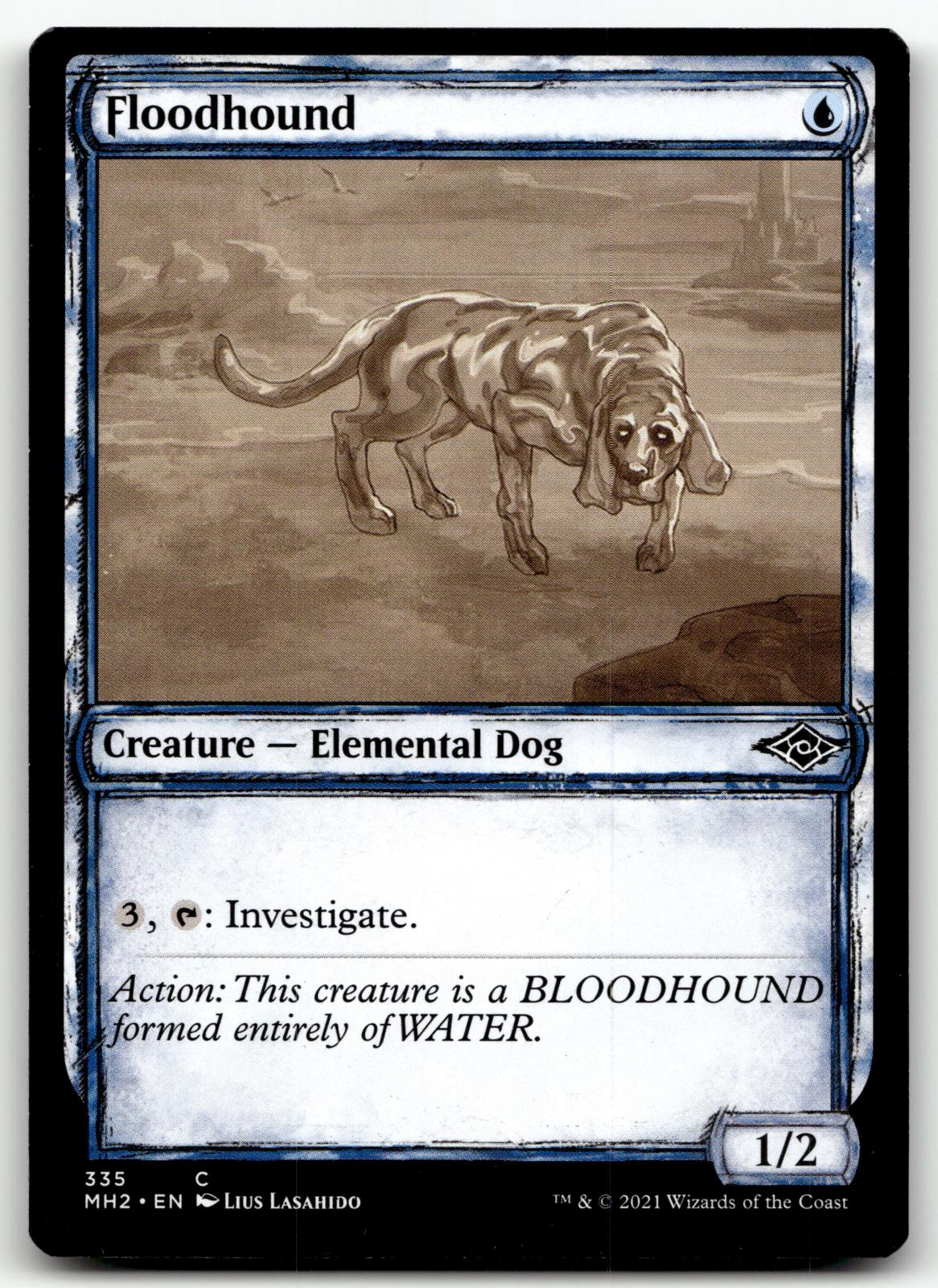 Floodhound (Showcase) 335 Common Modern Horizons 2 Magic: The Gathering NM