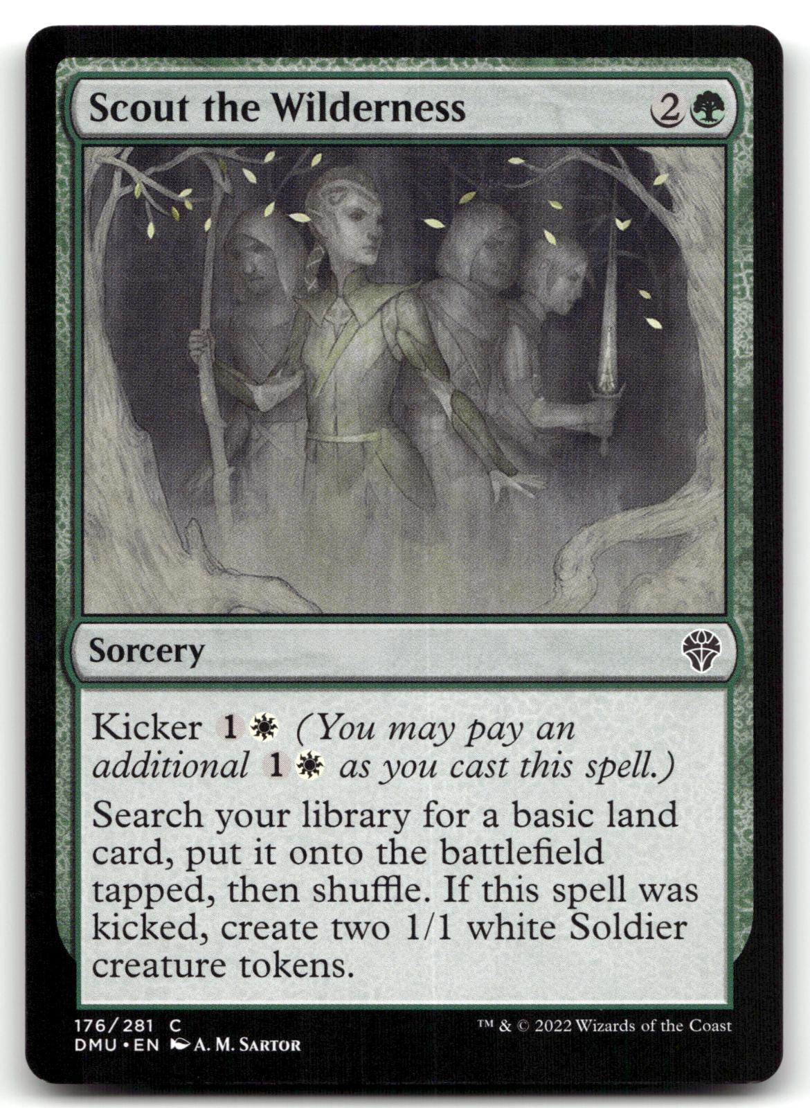 Scout the Wilderness 176 Common Dominaria United Magic: The Gathering Near Mint