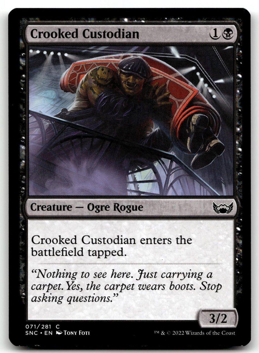 Crooked Custodian 71 Common Streets of New Capenna Magic: The Gathering NM