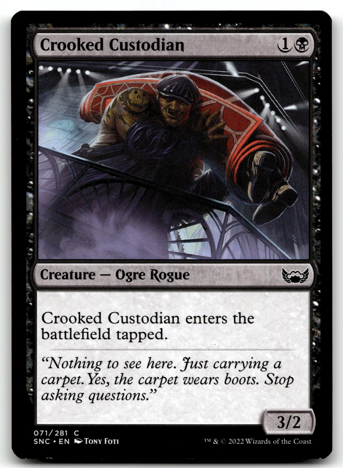 Crooked Custodian 71 Common Streets of New Capenna Magic: The Gathering NM