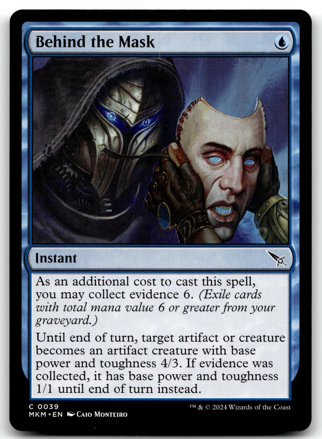 Behind the Mask 39 Common Murders at Karlov Manor Magic: The Gathering Near Mint