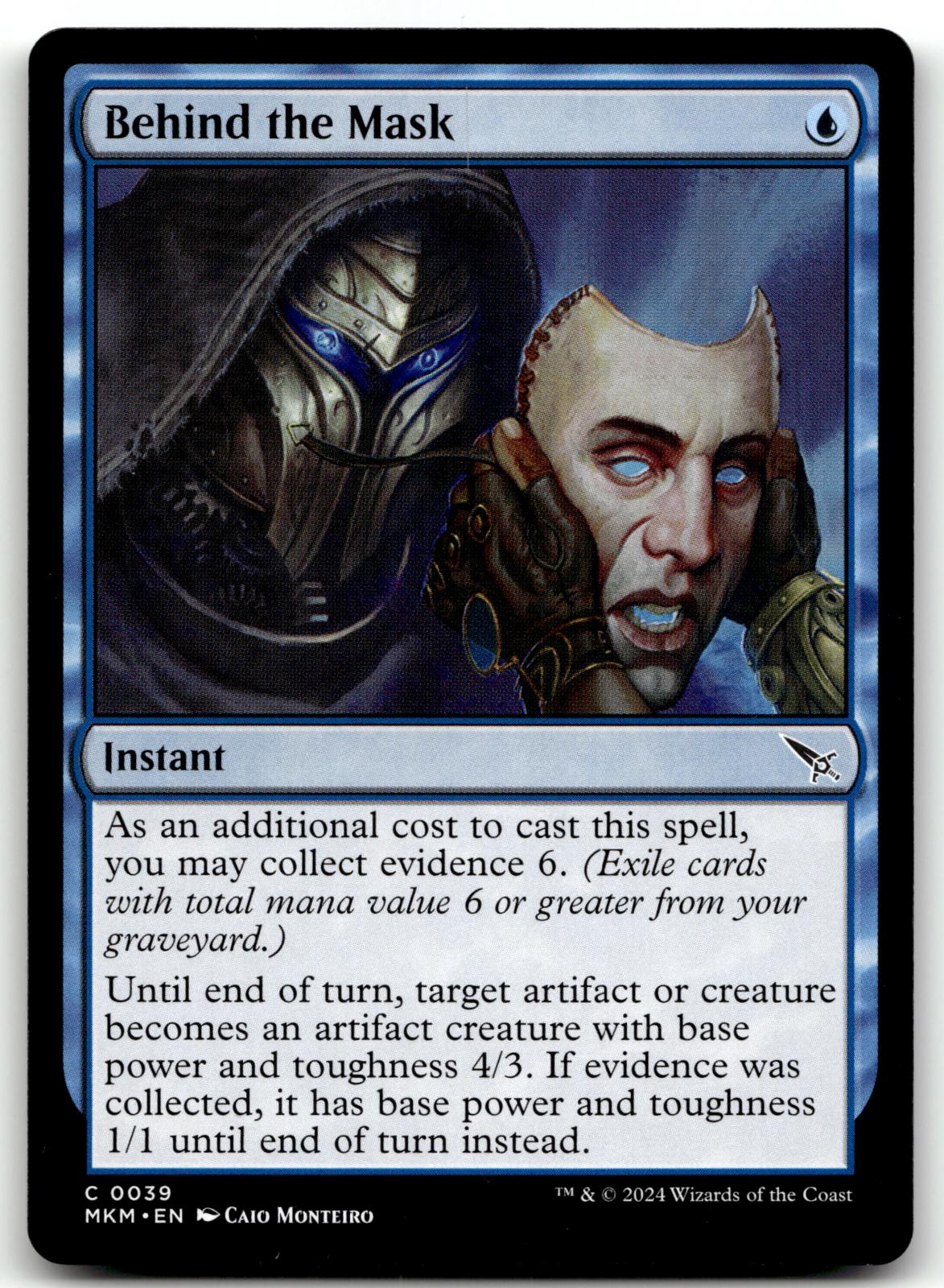 Behind the Mask 39 Common Murders at Karlov Manor Magic: The Gathering Near Mint