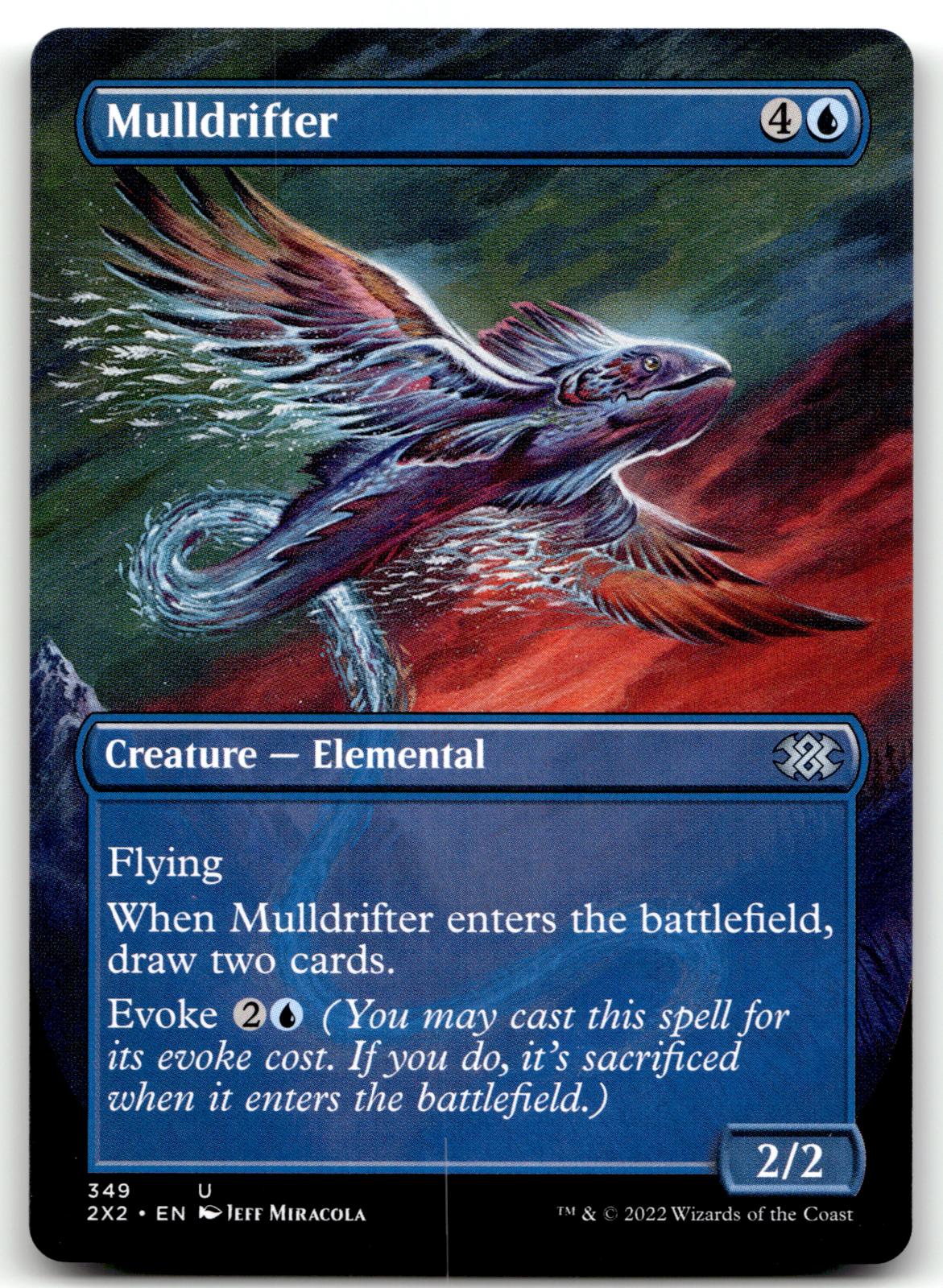 Mulldrifter (Borderless) 349 Double Masters 2022 Magic: The Gathering NM
