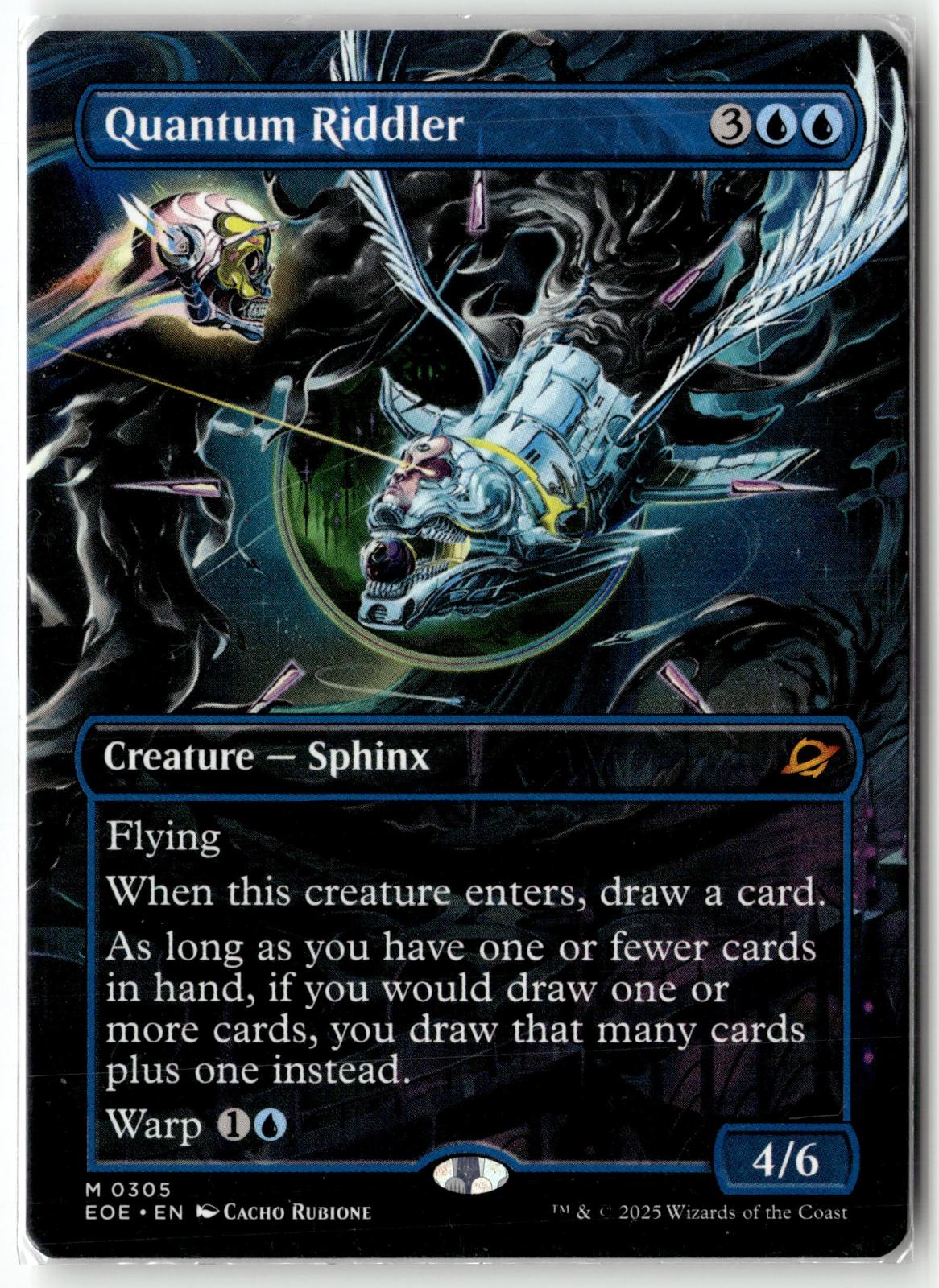 Quantum Riddler (Borderless) 305 Edge of Eternities Magic: The Gathering NM