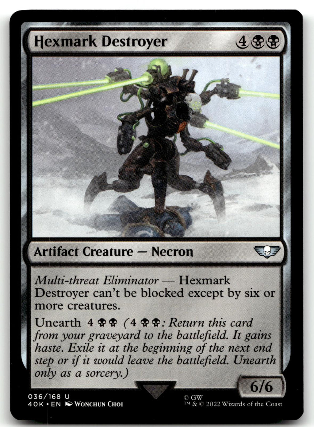 Hexmark Destroyer 36 Universes Beyond: Warhammer 40,000 Magic: The Gathering NM