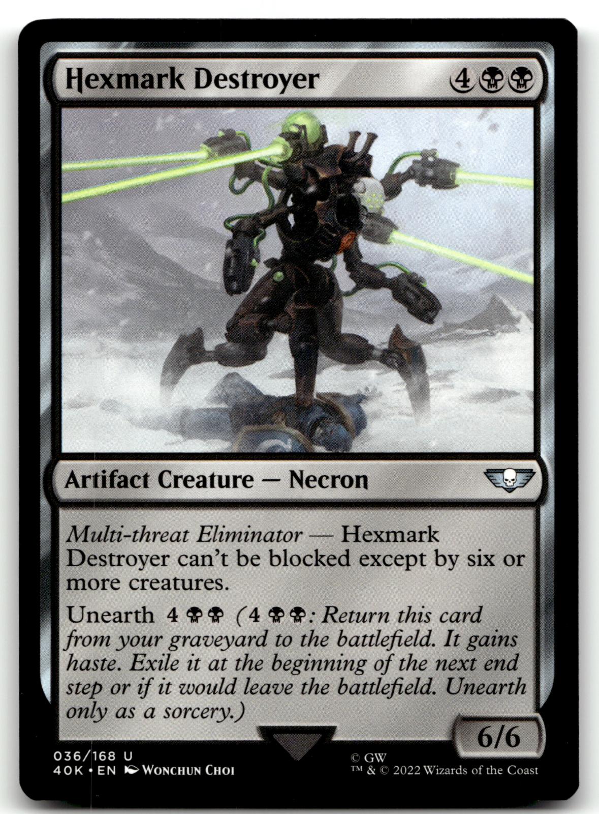 Hexmark Destroyer 36 Universes Beyond: Warhammer 40,000 Magic: The Gathering NM