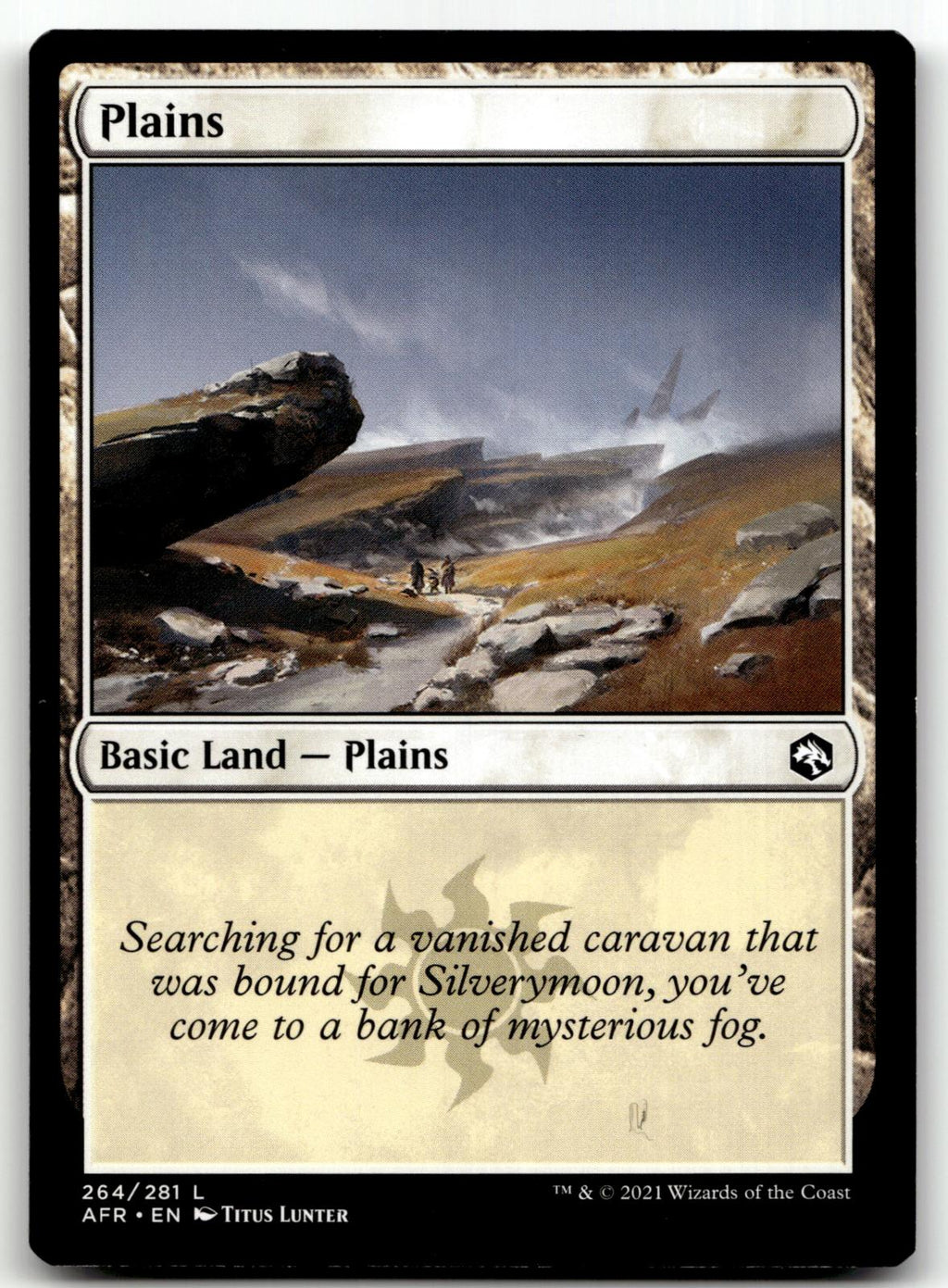 Plains (264) 264 Land Adventures in the Forgotten Realms Magic: The Gathering NM