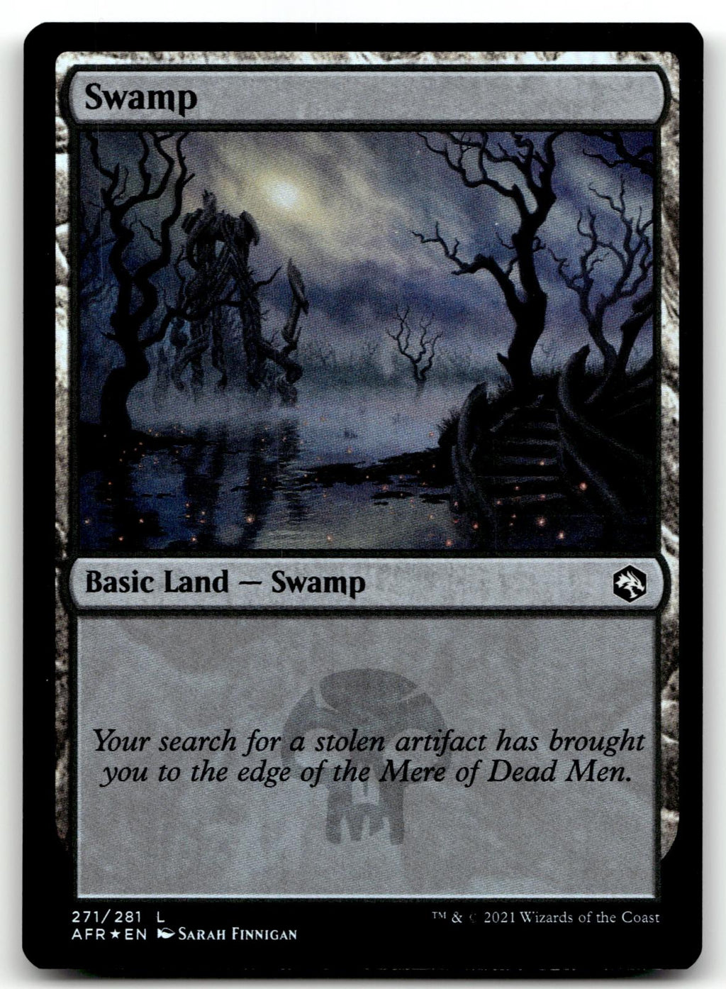 Swamp (271) 271 Adventures in the Forgotten Realms Magic: The Gathering Foil NM