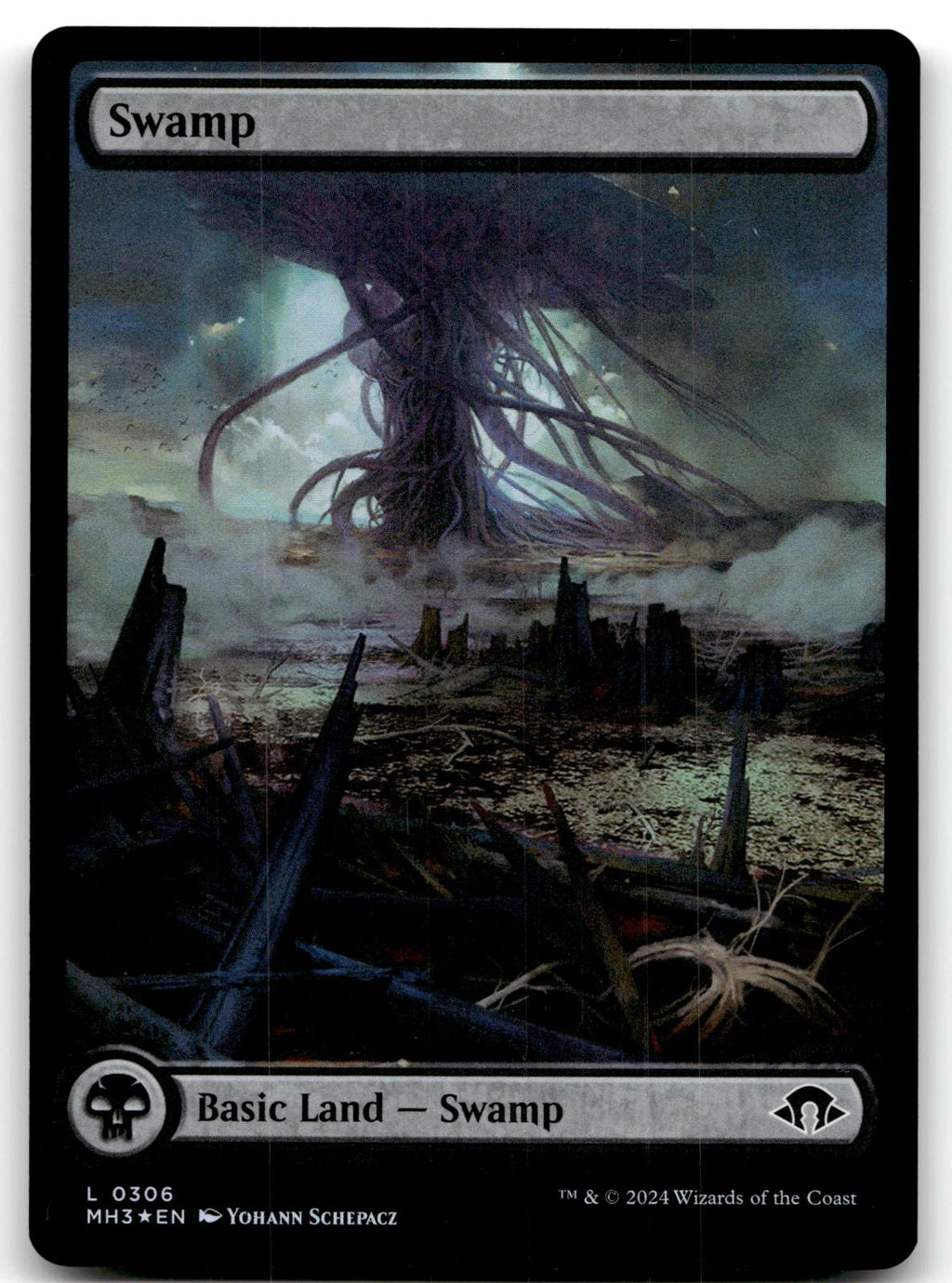 Swamp (0306) 306 Land Modern Horizons 3 Magic: The Gathering Foil Near Mint