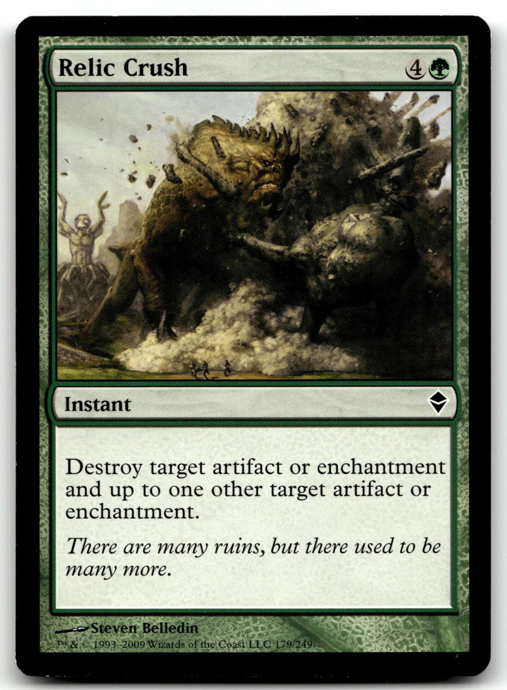 Relic Crush 179 Common Zendikar Magic: The Gathering Near Mint