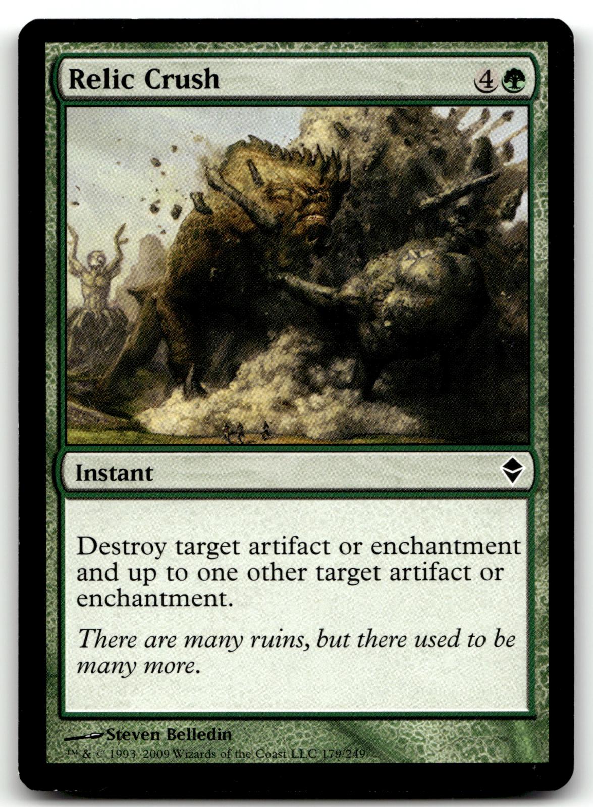 Relic Crush 179 Common Zendikar Magic: The Gathering Near Mint