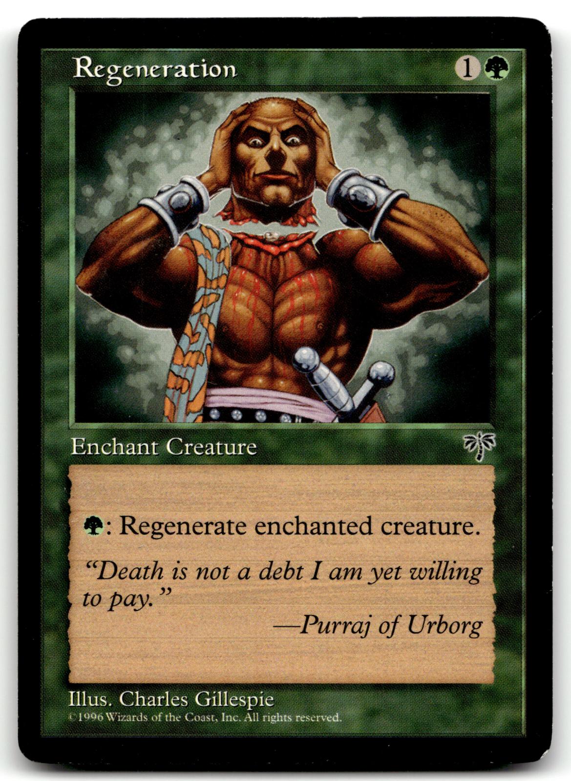 Regeneration Common Mirage Magic: The Gathering Near Mint