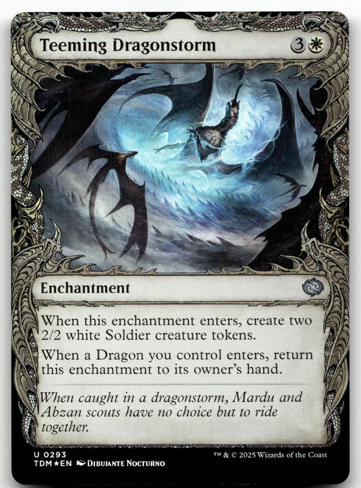 Teeming Dragonstorm (Showcase) 293 Tarkir: Dragonstorm Magic: The Gathering Foil NM