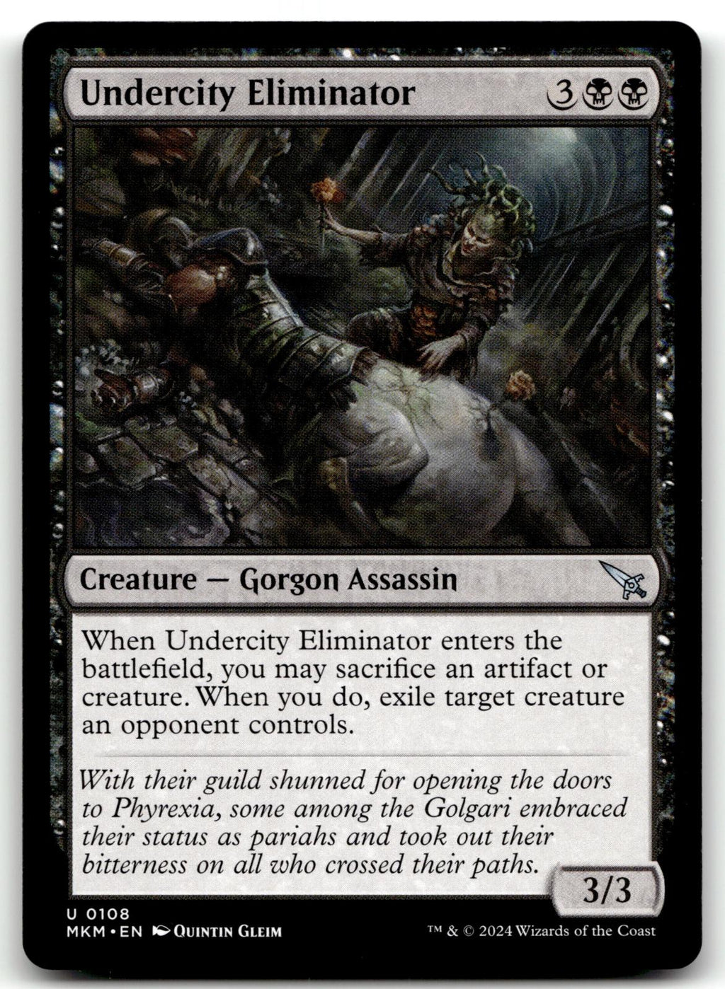Undercity Eliminator 108 Murders at Karlov Manor Magic: The Gathering NM