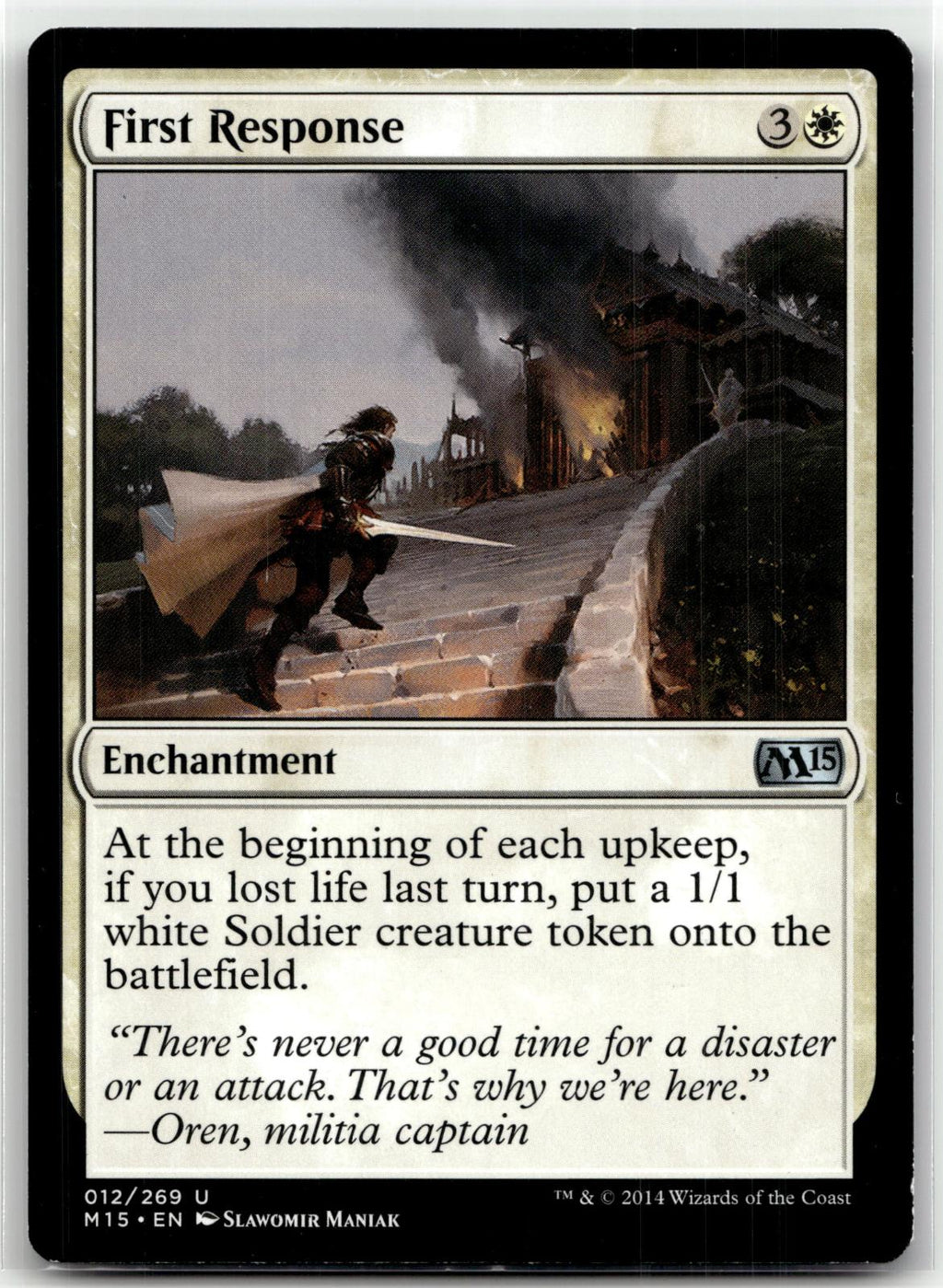 First Response 12 Uncommon Magic 2015 (M15) Magic: The Gathering Near Mint