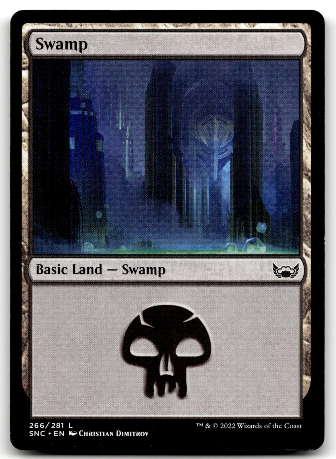 Swamp (266) 266 Land Streets of New Capenna Magic: The Gathering Near Mint