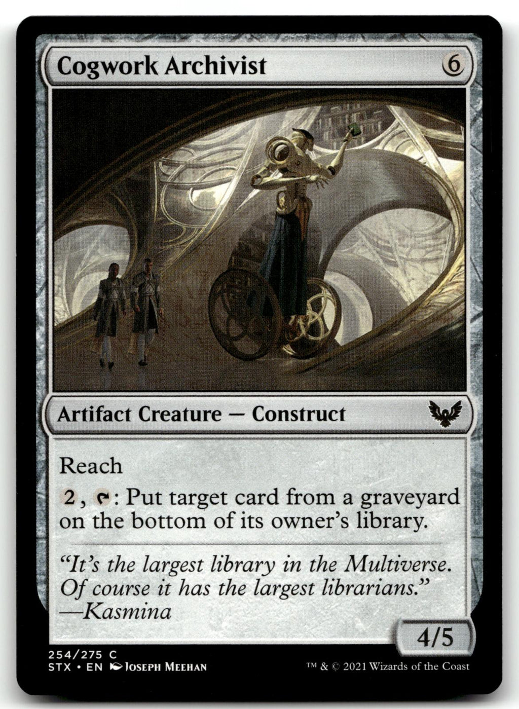 Cogwork Archivist 254 Common Strixhaven: School of Mages Magic: The Gathering NM
