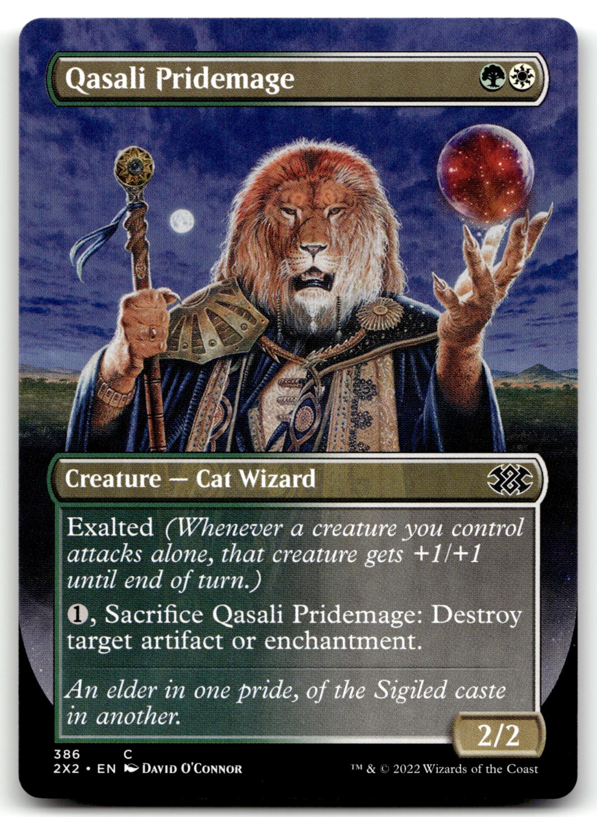 Qasali Pridemage (Borderless) 386 Double Masters 2022 Magic: The Gathering NM