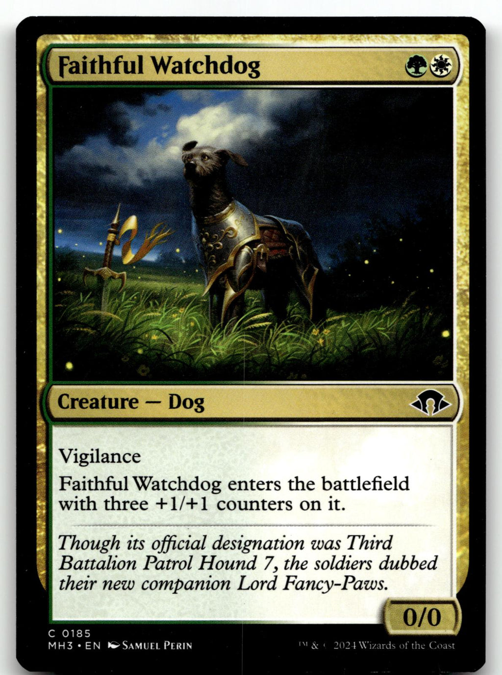 Faithful Watchdog 185 Common Modern Horizons 3 Magic: The Gathering Near Mint