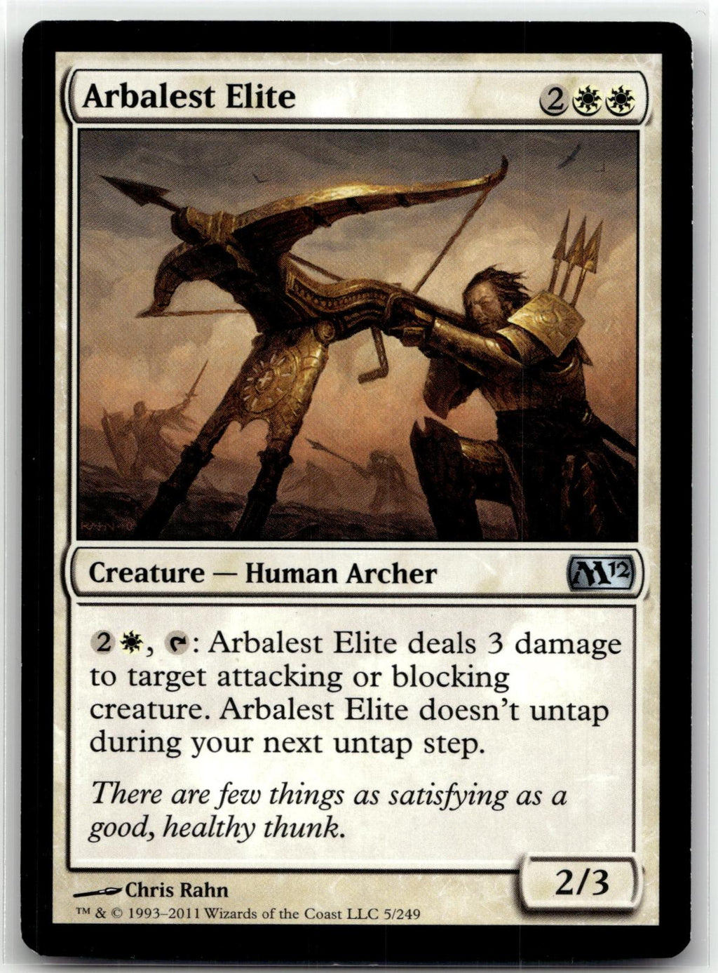 Arbalest Elite 5 Uncommon Magic 2012 (M12) Magic: The Gathering Near Mint
