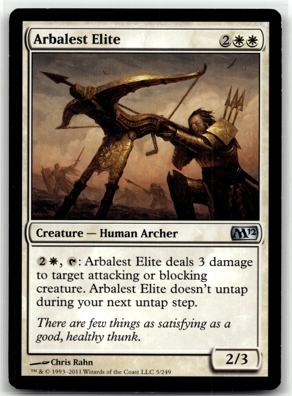 Arbalest Elite 5 Uncommon Magic 2012 (M12) Magic: The Gathering Near Mint