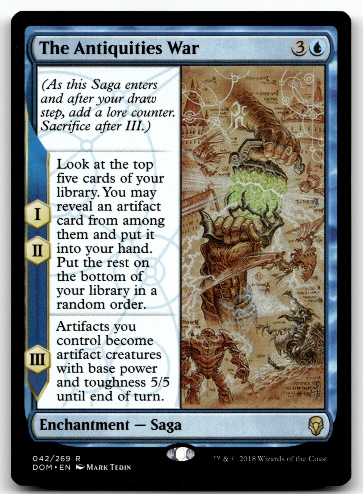 The Antiquities War 42 Rare Dominaria Magic: The Gathering Near Mint